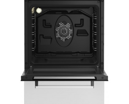 Плита Beko комбінована, 60л, 50x60см, дисплей, конвекція, чавун, білий Плита Beko комбінована, 60л, 50x60см, дисплей, конвекція, чавун, білий