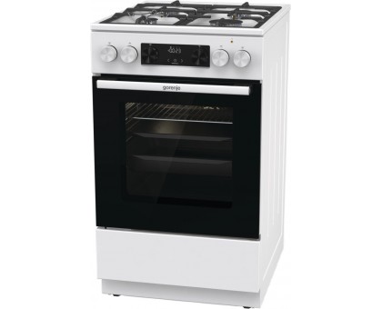 Плита Gorenje комбінована, 70л, 50x60см, дисплей, IconLed, чавун, білий Плита Gorenje комбінована, 70л, 50x60см, дисплей, IconLed, чавун, білий