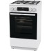 Плита Gorenje комбінована, 70л, 50x60см, дисплей, IconLed, чавун, білий