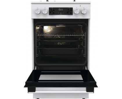 Плита Gorenje комбінована, 70л, 50x60см, дисплей, IconLed, чавун, білий Плита Gorenje комбінована, 70л, 50x60см, дисплей, IconLed, чавун, білий