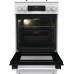 Плита Gorenje комбінована, 70л, 50x60см, дисплей, IconLed, чавун, білий