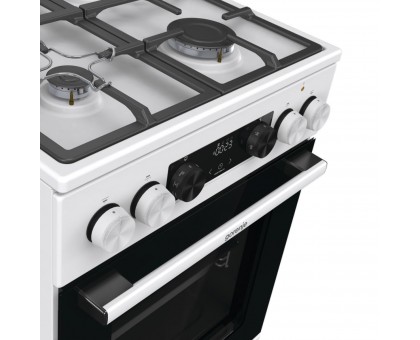Плита Gorenje комбінована, 70л, 50x60см, дисплей, IconLed, чавун, білий Плита Gorenje комбінована, 70л, 50x60см, дисплей, IconLed, чавун, білий