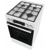 Плита Gorenje комбінована, 70л, 50x60см, дисплей, IconLed, чавун, білий
