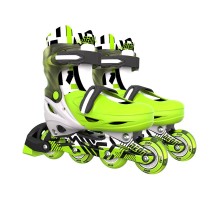 Роликовые коньки Neon Inline, размер 34-37, зеленый