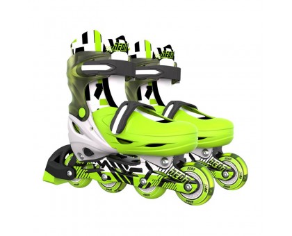 Роликовые коньки Neon Inline, размер 34-37, зеленый Роликовые коньки Neon Inline, размер 34-37, зеленый