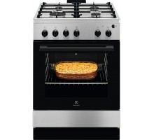 Плита Electrolux газова, 59л, 60x60см, чавун, нерж