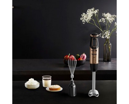 Блендер Tefal погружной Quickchef 1000Вт, 3в1, чаша-800мл, чопер-500мл, турборежим, бронзово-черный Блендер Tefal погружной Quickchef 1000Вт, 3в1, чаша-800мл, чопер-500мл, турборежим, бронзово-черный