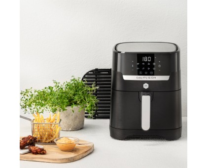 Мультипіч OBH Nordica EasyFry&Grill Precision, 1550Вт, чаша-4.2л, сенс. управл, от 40°C до 200°C, пластик, черный Мультипіч OBH Nordica EasyFry&Grill Precision, 1550Вт, чаша-4.2л, сенс. управл, от 40°C до 200°C, пластик, черный