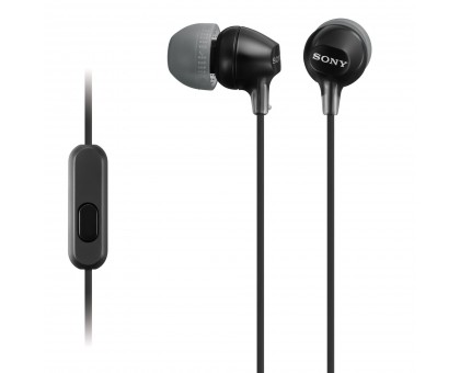 Наушники In-ear Sony MDR-EX15AP 3.5 mini-jack, Mic, Черный Наушники In-ear Sony MDR-EX15AP 3.5 mini-jack, Mic, Черный