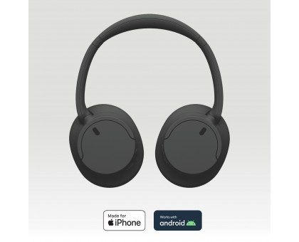 Наушники Over-ear Sony WH-CH720N BT 5.2, ANC, SBC, AAC, Wireless, Mic, Черный Наушники Over-ear Sony WH-CH720N BT 5.2, ANC, SBC, AAC, Wireless, Mic, Черный