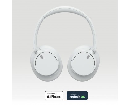 Наушники Over-ear Sony WH-CH720N BT 5.2, ANC, SBC, AAC, Wireless, Mic, Белый Наушники Over-ear Sony WH-CH720N BT 5.2, ANC, SBC, AAC, Wireless, Mic, Белый