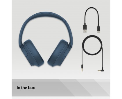 Наушники Over-ear Sony WH-CH720N BT 5.2, ANC, SBC, AAC, Wireless, Mic, Синий Наушники Over-ear Sony WH-CH720N BT 5.2, ANC, SBC, AAC, Wireless, Mic, Синий