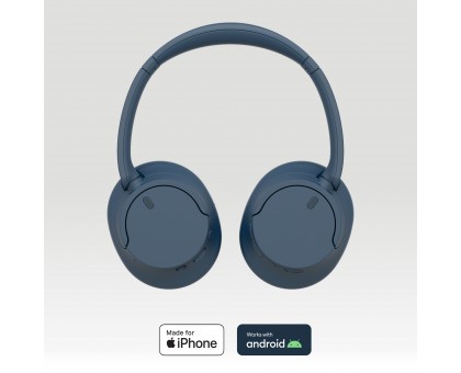 Наушники Over-ear Sony WH-CH720N BT 5.2, ANC, SBC, AAC, Wireless, Mic, Синий Наушники Over-ear Sony WH-CH720N BT 5.2, ANC, SBC, AAC, Wireless, Mic, Синий