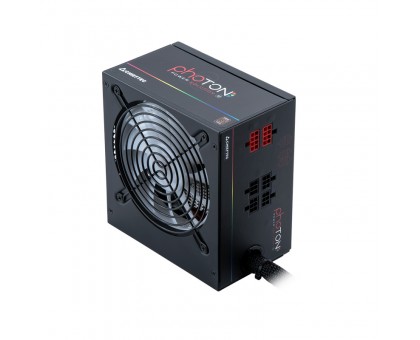 Блок питания CHIEFTEC Photon  (750W), >85%, 120мм, 1xMB 24pin(20+4), 1xCPU 8pin(4+4), 4xMolex, 6xSATA, 4xPCIe 8pin(6+2), Modular
