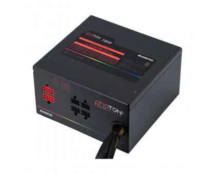 Блок питания CHIEFTEC Photon  (750W), >85%, 120мм, 1xMB 24pin(20+4), 1xCPU 8pin(4+4), 4xMolex, 6xSATA, 4xPCIe 8pin(6+2), Modular