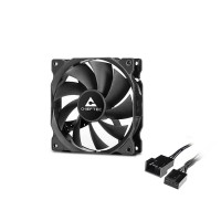 Корпусный вентилятор CHIEFTEC ZF-1225PWM, 120мм, 1600rpm, HDB, 4pin PWM, 25.5dBa, чорний
