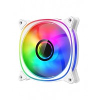 Корпусный вентилятор 2E GAMING Air Cool X Fan ACF120XB-ARGB, 120мм, 1200rpm, 3pin, 3pin +5VARGB, 20,4dBa, белый