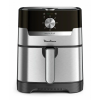 Мультипечь Moulinex EasyFry&Grill, 1550Вт, чаша-4.2л, механ. управл., пластик, серый