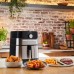 Мультипечь Moulinex EasyFry&Grill, 1550Вт, чаша-4.2л, механ. управл., пластик, серый