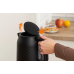 Электрочайник Gorenje 1.7л, Strix контроль, черный матовый