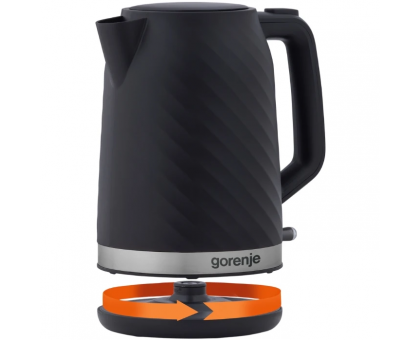 Электрочайник Gorenje 1.7л, Strix контроль, черный матовый Электрочайник Gorenje 1.7л, Strix контроль, черный матовый