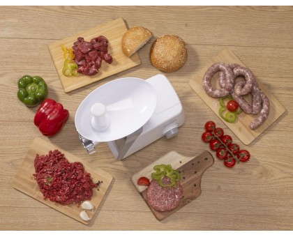 Мясорубка Gorenje, 1600Вт, 2,2кг/мин, 2 решетки, пластик, белый Мясорубка Gorenje, 1600Вт, 2,2кг/мин, 2 решетки, пластик, белый