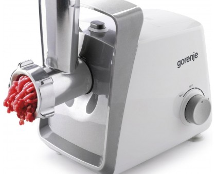 Мясорубка Gorenje, 1600Вт, 2,2кг/мин, 2 решетки, пластик, белый Мясорубка Gorenje, 1600Вт, 2,2кг/мин, 2 решетки, пластик, белый