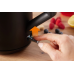 Электрочайник Gorenje 1.7л, Strix контроль, черный матовый