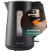 Электрочайник Gorenje 1.7л, Strix контроль, черный матовый