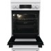 Плита Gorenje комби, 70л, 50x60см, дисплей, эмалированные реш, программатор IconLed, метал.крышка, белый