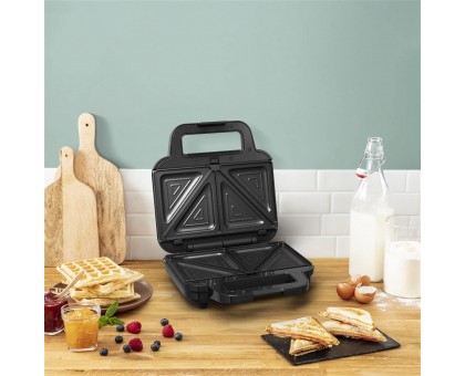 Мультимейкер Tefal UltraCompact 3in1 700Вт, тефлон, 3 пластины, корпус-металл, черно-серый Мультимейкер Tefal UltraCompact 3in1 700Вт, тефлон, 3 пластины, корпус-металл, черно-серый