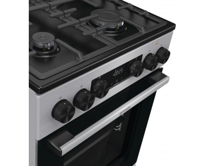 Плита Gorenje GK5C42SF комби, 70л, 50x60см, дисплей, чугун, нерж