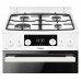 Плита Hansa FCMW58329 комби, 65л, 50x60см, дисплей, конвекция, чугун, белый