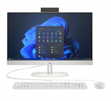 ПК Моноблок HP 240-G10 23.8" FHD IPS AG, Intel i3-N300, 8GB, F512GB, UMA, WiFi, кл+м, 3г, DOS, белый