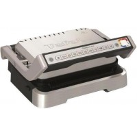 Гриль Tefal прижимной OptiGrll 2100Вт, темп. режимов-4, съёмные пластины, металл