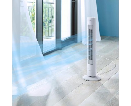 Вентилятор Philips CX5535/00 колонний, 110см, 40Вт, пульт ДК, дисплей, білий Вентилятор Philips CX5535/00 колонний, 110см, 40Вт, пульт ДК, дисплей, білий