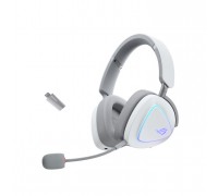 Гарнітура ігрова ASUS 90YH03W0-BHUA10 ROG Delta II, 3.5мм/BT/WL, RGB, 2м, moonlight white