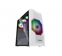 Корпус 2E GAMING Turbo G2057W без БЖ 2xUSB3.0, 1xUSB2.0, 1x200мм ARGB, 3x120мм ARGB, VGA 345мм, LCS ready, HUB, TG Side Panel, ATX, білий