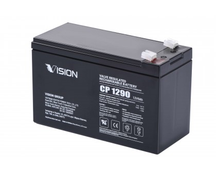 Аккумуляторная батарея Vision CP1290 CP, 12В, 9А-ч, AGM