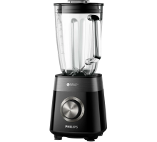 Блендер PHILIPS стаціонарний Series 5000, 1200Вт, чаша-2000мл, скло, чорний