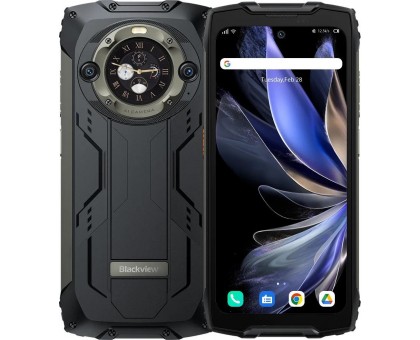 Смартфон Blackview 6931548316855 BV9300 Pro 6.7" 12/256ГБ, 2SIM, 15080мА•год, чорний UA Смартфон Blackview 6931548316855 BV9300 Pro 6.7" 12/256ГБ, 2SIM, 15080мА•год, чорний UA