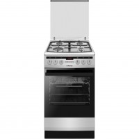 Плита комбинированная Hansa FCMS582297, 50х60см, 62л, чугун, газ контр., дисплей, серый