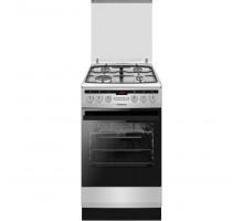 Плита комбинированная Hansa FCMS582297, 50х60см, 62л, чугун, газ контр., дисплей, серый
