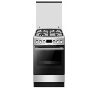 Плита комбінована Hansa FCMX583291, 50х60см, 65л, чавун, газ контр., дисплей, сірий