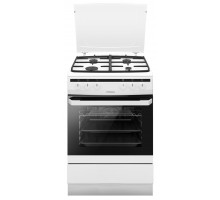 Плита комбинированная Hansa FCMW680451, 60х60см, 62л, чугун, газ контр., белый