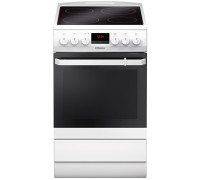 Плита электрическая Hansa FCCW58277, 50х60см, 62л, дисплей, белый