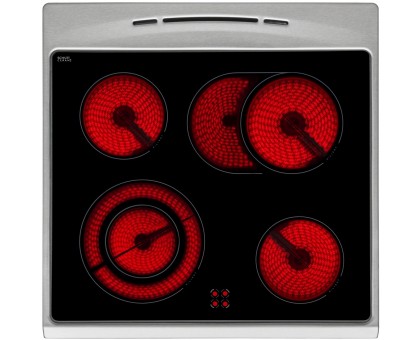 Плита електрична Hansa FCCX69493, 60х60см, 65л, дисплей, нержавіюча сталь