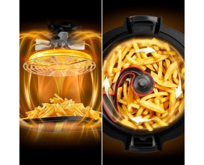 Мультиварка-мультипіч Tefal MY741CF1 Multicook Actifry, 1334Вт, чаша-6л, сенсорне керув., 14 програм, метал/пластик, чорний