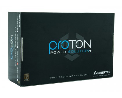 Блок питания CHIEFTEC Proton (850W), >85%, 80+ Bronze, 140мм, 1xMB 24pin(20+4), 1xCPU 8pin(4+4), 1xCPU 8pin, 3xMolex, 9xSATA, 6xPCIe 8pin(6+2), Fully Modular Блок питания CHIEFTEC Proton (850W), >85%, 80+ Bronze, 140мм, 1xMB 24pin(20+4), 1xCPU 8pin(4+4), 1xCPU 8pin, 3xMolex, 9xSATA, 6xPCIe 8pin(6+2), Fully Modular