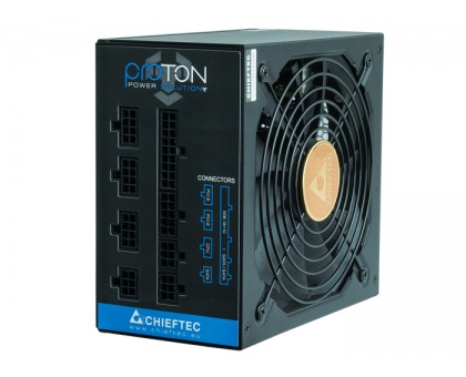 Блок живлення CHIEFTEC Proton (850W), >85%, 80+ Bronze, 140мм, 1xMB 24pin(20+4), 1xCPU 8pin(4+4), 1xCPU 8pin, 3xMolex, 9xSATA, 6xPCIe 8pin(6+2), Fully Modular Блок живлення CHIEFTEC Proton (850W), >85%, 80+ Bronze, 140мм, 1xMB 24pin(20+4), 1xCPU 8pin(4+4), 1xCPU 8pin, 3xMolex, 9xSATA, 6xPCIe 8pin(6+2), Fully Modular
